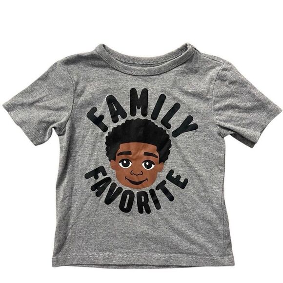 The Children’s Place Toddler Boy’s FAMILY FAVORITE Short Sleeve Graphic Tee 2T - Picture 7 of 8